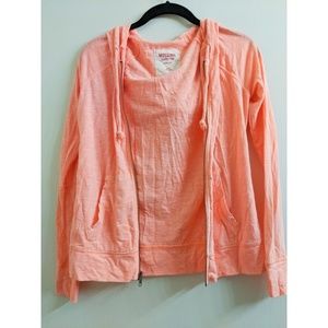 SOLD-Mossimo Supply Company Zip Up Lightweight Hoo